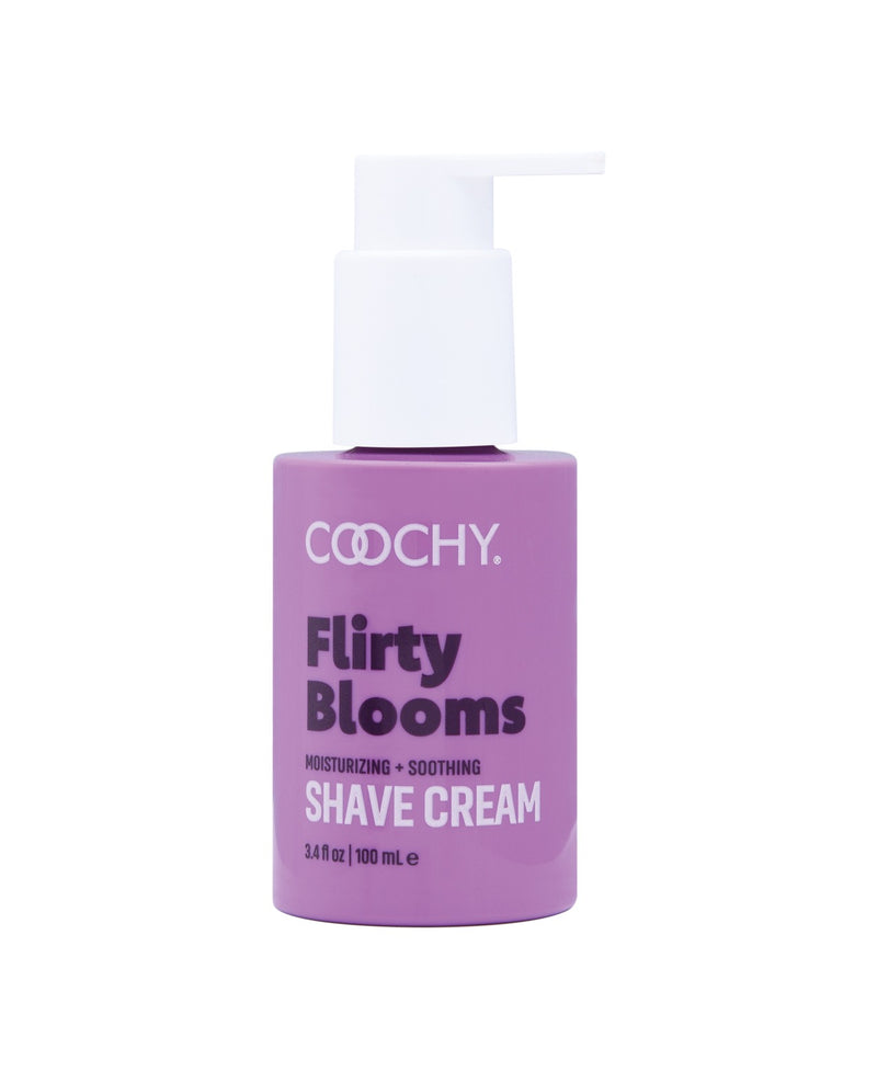 Cargue la imagen en el visor de la galería, Crema de afeitar Coochy Flirty Blooms, 3.4 Oz, suavizante, hidratante y para el cuidado personal