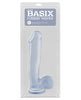 Cargue la imagen en el visor de la galería, Basix Rubber Works Dong de 12" con ventosa - Transparente