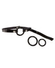 Cargue la imagen en el visor de la galería, Bound by Diamonds Open Ring Gag - Black