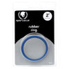 Load image into Gallery viewer, Spartacus 2" Rubber Cock Ring - Blue