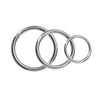 Load image into Gallery viewer, Spartacus Metal Cock Ring Set Pack of 3 Sizes 1.25 1.75 2 Inches