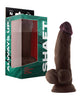 Charger l'image dans la visionneuse de la galerie, Shaft Model N Flexskin Liquid Silicone 7.5" Side Curve Dong w/Balls - Mahogany