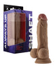 Lataa kuva gallerian katseluohjelmaan, Shaft Model A Flexskin Liquid Silicone 7.5" Dong w/Balls - Oak