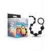 Load image into Gallery viewer, Blush Anal Adventures Platinum Silicone 10 Anal Beads - Black