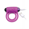 Load image into Gallery viewer, Bang! Vibrating Cock Ring & Bullet w/Remote Control - Purple