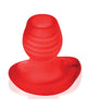 Charger l'image dans la visionneuse de la galerie, Oxballs Glowhole 2 Hollow Buttplug w/LED Insert Large - Red Morph