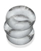 Cargue la imagen en el visor de la galería, Oxballs Fat Willy 3 Pack Jumbo Cock Rings - Clear