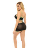 Încărcați imaginea în vizualizatorul Galerie, Pink Lipstick All You Need Cut Out Dress Black O/S
