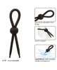Charger l'image dans la visionneuse de la galerie, Alpha Liquid Silicone Lasso Cock Ring - Black