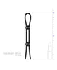 Load image into Gallery viewer, Nexus Forge Double Lasso Black Silicone Cock and Ball Ring