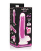 Charger l'image dans la visionneuse de la galerie, Curve Toys Lollicock 7" Glow In The Dark Silicone Dildo w/Balls - Purple