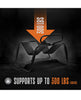 Carica l'immagine nel visualizzatore Galleria, Blush Temptasia Surrender Sex Chair Black Adjustable Lifting System