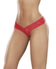 Load image into Gallery viewer, Lace V Front Boy Short Red SM