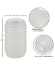 Cargue la imagen en el visor de la galería, Pop Sock! Ribbed Masturbator - Clear