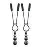 Ladda bilden i Galleri Viewer, Selopa Beaded Nipple Clamps - Black Chrome
