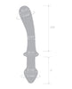 Lataa kuva gallerian katseluohjelmaan, Glas 9" Classic Curved Dual Ended Dildo - Clear
