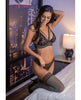 Cargue la imagen en el visor de la galería, Kix'ies Waterfall Bralette Black XL