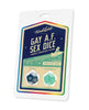 Charger l'image dans la visionneuse de la galerie, Wood Rocket Gay AF Gay Men Couples Sex Dice Game - Blue