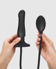 Afbeelding laden in Galerijviewer, Strap On Me Inflatable Dildo Plug - Black