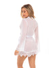Load image into Gallery viewer, Provence Short Robe - White L/XL