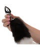 Load image into Gallery viewer, Running Wild Black & White Tail Metallic Anal Probe