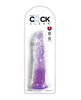 Load image into Gallery viewer, King Cock Clear 8" Cock - Purple