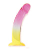 Charger l'image dans la visionneuse de la galerie, Shades Jelly TPR Gradient Dong Large - Pink/Yellow