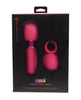 Indlæs billede i gallerifremviser, Nu Sensuelle Harlow Mini Wand w/Masturbator Attachment - Pink