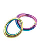 Încărcați imaginea în vizualizatorul Galerie, Plesur 1-3/4" Metal Cock Ring - Rainbow