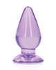 Ladda bilden i Galleri Viewer, Shots RealRock Crystal Clear 4.5" Anal Plug - Purple