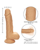 Afbeelding laden in Galerijviewer, Studs Dual Density Silicone 5" Dildo - Ivory