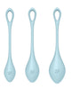 Cargue la imagen en el visor de la galería, Satisfyer Yoni Power 2 Balls Training Set - Light Blue