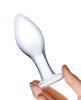 Cargue la imagen en el visor de la galería, Plug Anal Clásico de Cristal de 4" - Transparente
