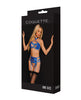 Bild in den Galerie-Viewer laden, Black Label Underwire Bra w/Choker, Garterbelt & G-String Blue O/S