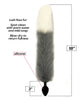 Încărcați imaginea în vizualizatorul Galerie, Foxy Fox Tail Silicone Butt Plug - Silver