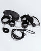 Bild in den Galerie-Viewer laden, Lust PU Leather 7 Pack Lite Bondage Set - Black