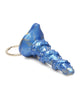 Încărcați imaginea în vizualizatorul Galerie, Creature Cocks Lord Kraken Silicone Key Chain - Blue