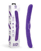 Load image into Gallery viewer, Together Double Delight Double-Ended Vibrating & Thrusting Vibrator - Purple