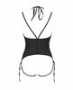 Load image into Gallery viewer, Allure Angelina Sheer Mesh Under Bust Teddy Black L/XL