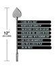 Carica l'immagine nel visualizzatore Galleria, Nixie Flaming Heart Riding Crop - Silver