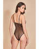 Lataa kuva gallerian katseluohjelmaan, Mesh Soft Cup Teddy w/Contrast Lines Black SM