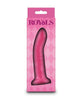 Load image into Gallery viewer, Royals 5" Charlie Curved Dildo - Metallic Pink