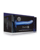Load image into Gallery viewer, Shots Ouch 8" Textured Curved Hollow Strap On - Metallic Blue