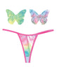 Bild in den Galerie-Viewer laden, Neva Nude Naughty Knix Rainbow Sherbet Velvet G-String & Pasties - (Color Varies) Multi O/S