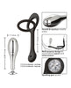 Carica l'immagine nel visualizzatore Galleria, Star Fucker Teardrop Gem Plug w/Silicone Enhancer - Black