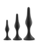 Load image into Gallery viewer, Blush Anal Adventures Platinum Silicone Beginner Plug Kit - Black