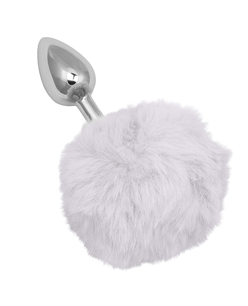 Load image into Gallery viewer, Running Wild White Bunny Tail Anal Probe