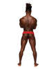 Charger l'image dans la visionneuse de la galerie, Male Power Sassy Lace Skirt Jock Red Size Small Medium