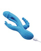 Lataa kuva gallerian katseluohjelmaan, Trilux Kinky Finger Rabbit Vibrator w/Anal Beads - Blue