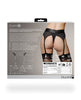 Load image into Gallery viewer, Shots Ouch Vibrating Strap On Thong w/Adjustable Garters - Black XS/S
